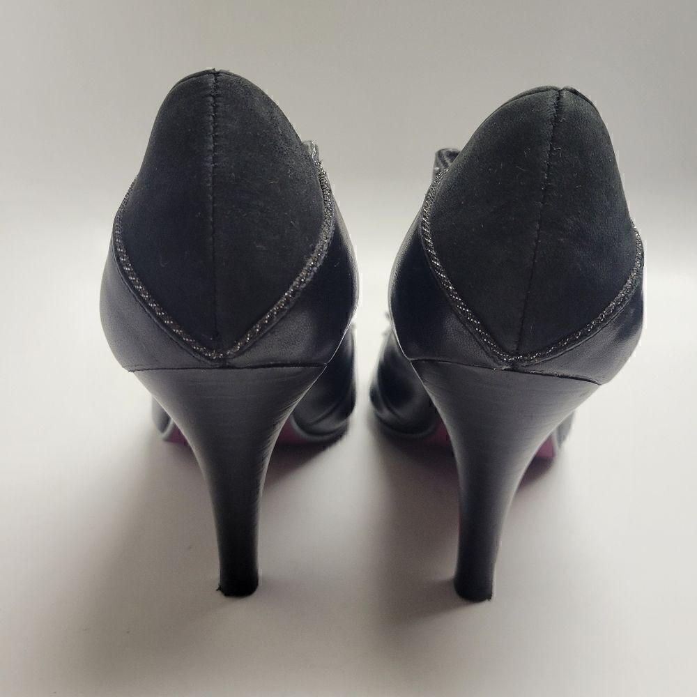 Poetic License Beaded Slit Front Heels - Picture 8 of 12